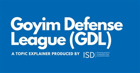 Goyim Defense League Adl