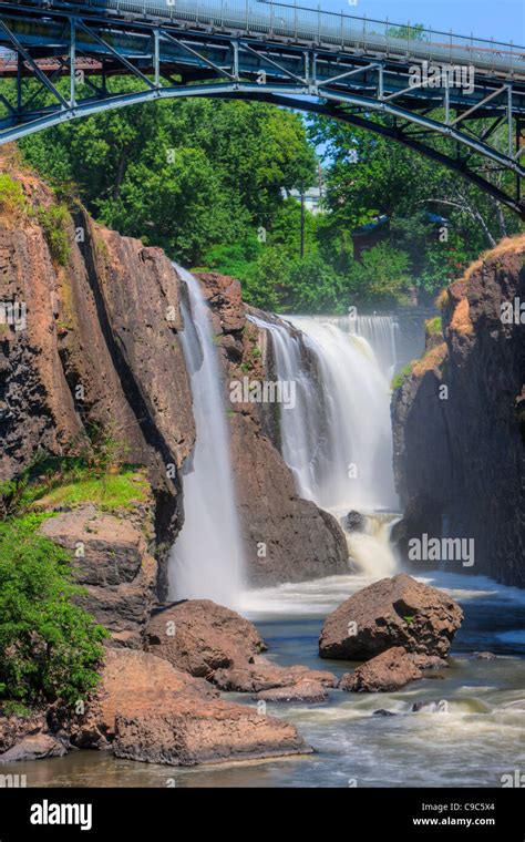 Great Falls Rio Passaic Paterson New Jersey Estados Unidos