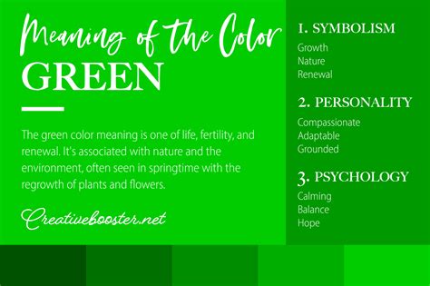 Green Color Signifies Nature