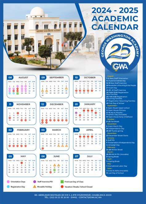 Gw Academic Schedule