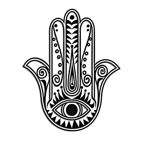 Hamsa Symbol With Eye One Digital Art By Nancy Ortiz Pixels