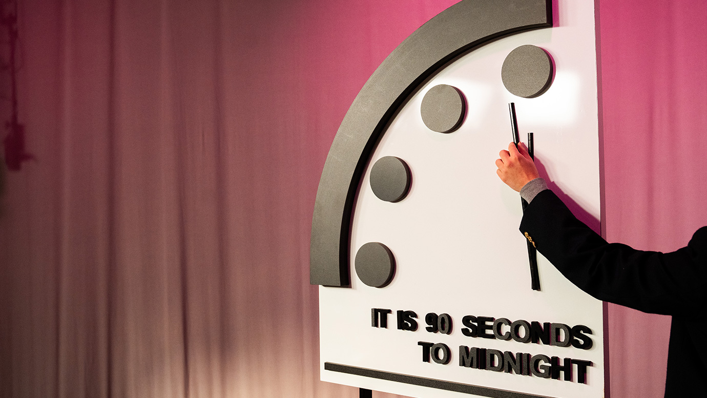 Hands Of Doomsday Clock Now 90 Seconds From Midnight