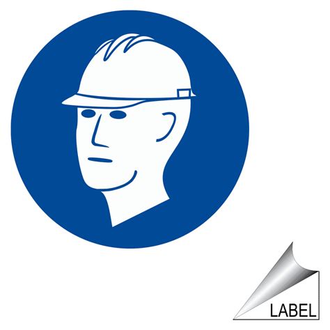 Hard Hat Symbol Label Label Circle 30 R Ppe Hard Hat