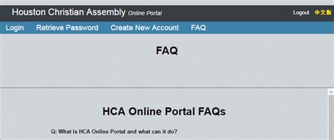 Hca Online Portal Login Guide