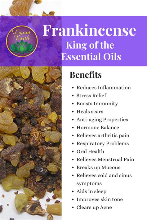 Health Benefits Of Frankincense Myrrh Frankincense Essential Oil