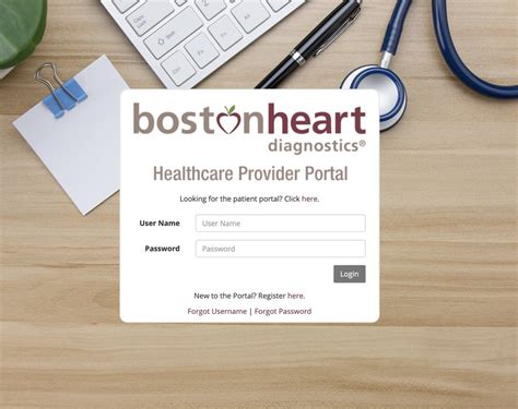 Healthcare Provider Portal Boston Heart