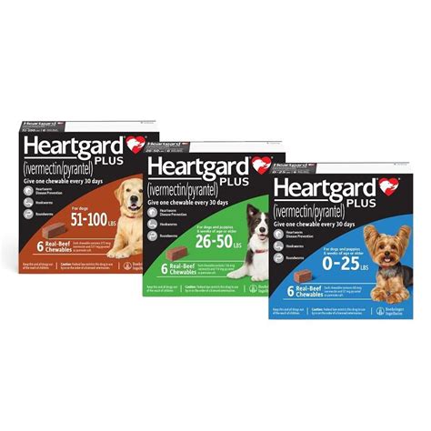 Heartgard Plus Chewables For Dogs Heartworm Best Price Allivet
