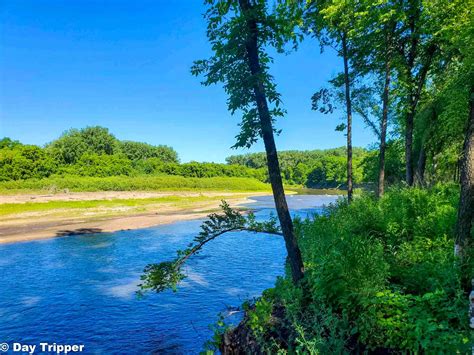 Hiking At Flandrau State Park In New Ulm Mn