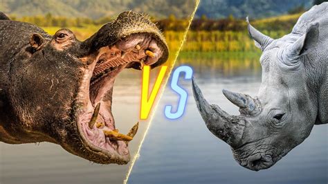 Hippo Vs Rhino The Ultimate Showdown Youtube