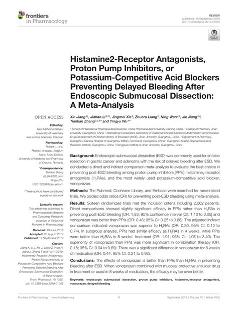 Histamine2 Blockers And Proton Pump Inhibitors Basicmedical Key