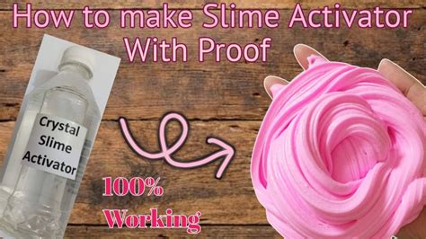 Homemade Slime Activator With Proof How To Make Slime Activator Without