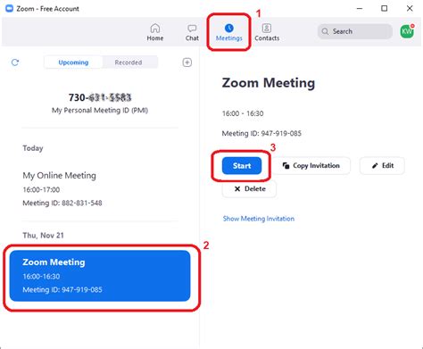 Hosting Online Meeting With Zoom Ocio