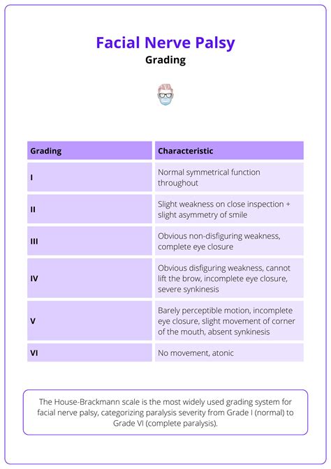 House Brackmann Facial Nerve Grading Facial Nerve Medical