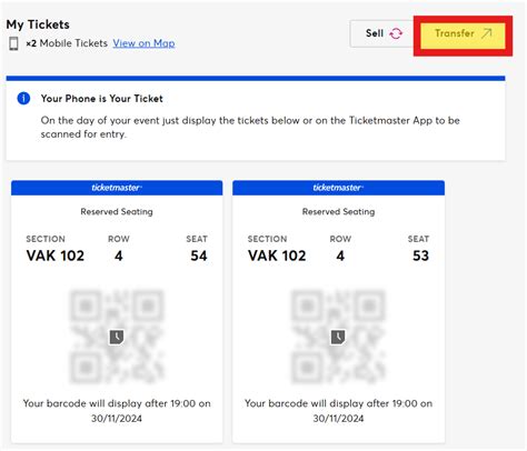 How Can I Transfer My Tickets Ticketmaster Help