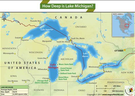 How Deep Is Lake Michigan Where Is Lake Michigan