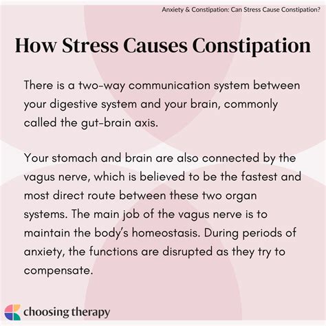 How Is Stress Linked With Constipation