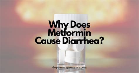 How Long Does Metformin Cause Diarrhea