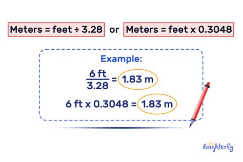 How Long Is 1 Meters In Feet To Convert 1 Meters Into Feet We Have To