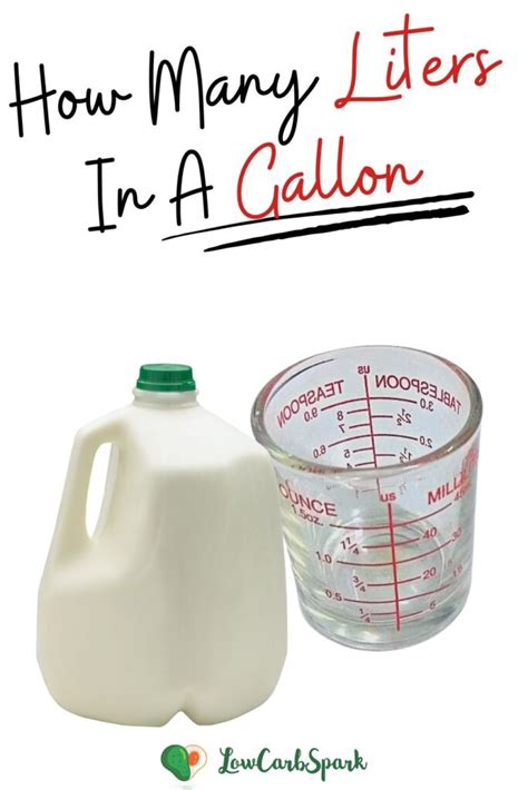 How Many Liters In A Gallon Low Carb Spark