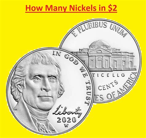 Nickels in 2 Dollars