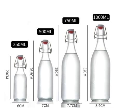How Many Ounces In 250 Ml 500 Ml 750 Ml 1000Ml 1 Liter Bottle