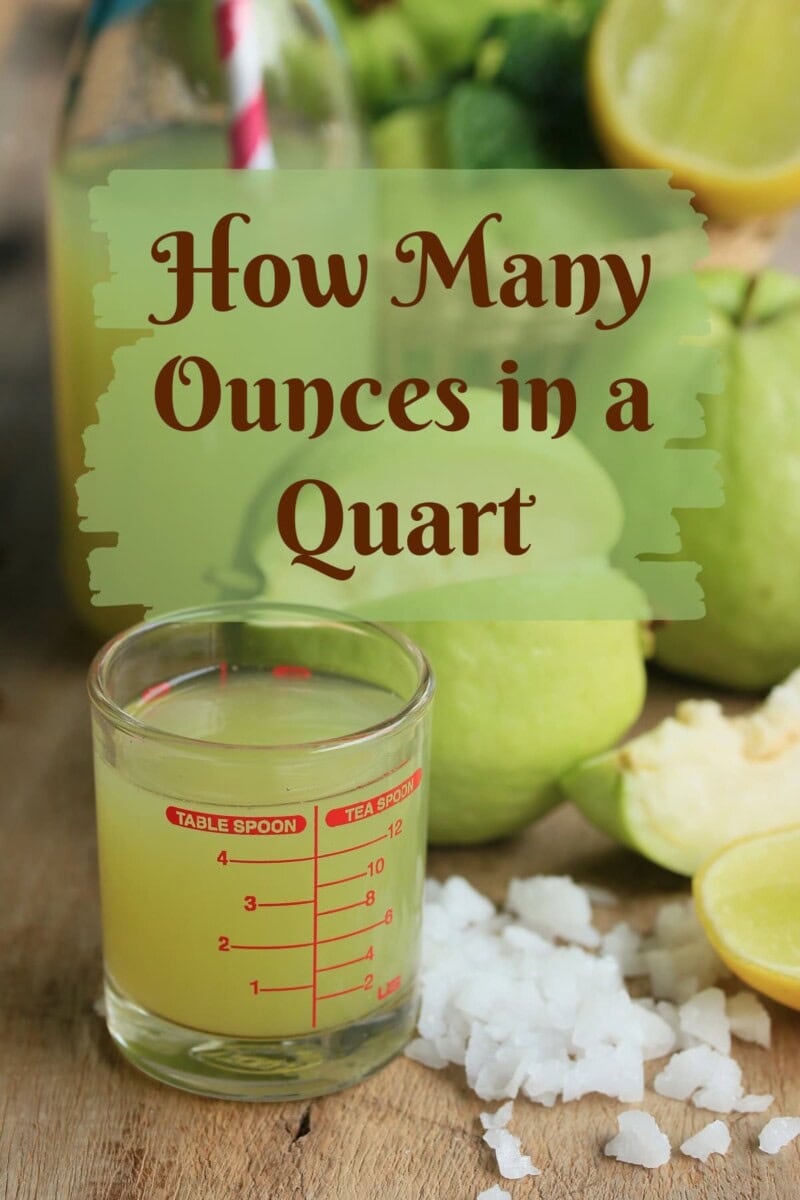 How Many Ounces In A Quart Healthier Steps
