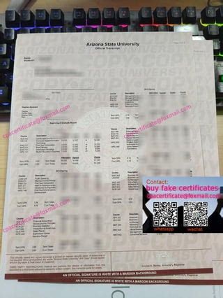 How Much To Buy Arizona State University Transcript In Usa