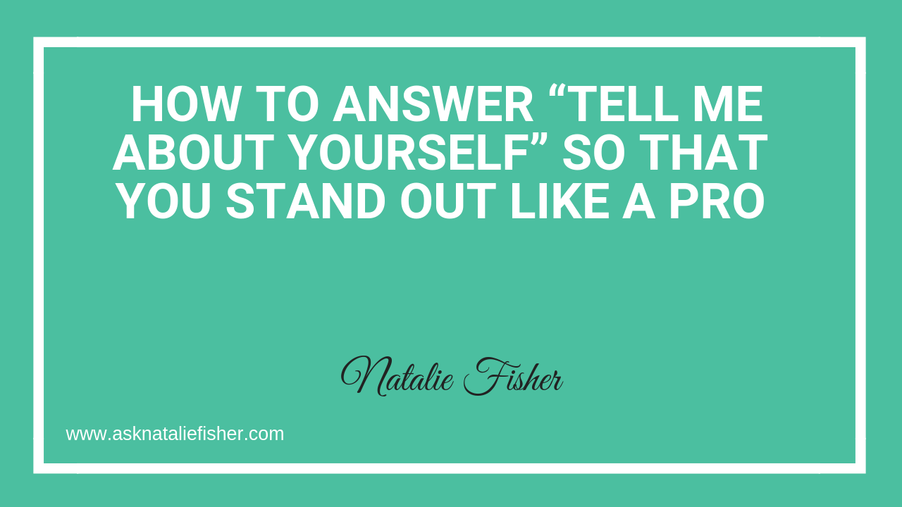 How To Answer Tell Me About Yourself Tips And Example Answers