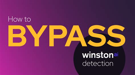 How To Bypass Winston Ai Detection Netus Ai Bypass