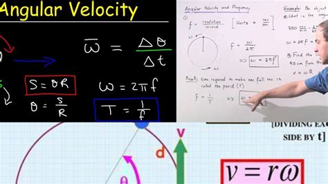 How To Calculate Angular Velocity Physics Angularvelocity Youtube