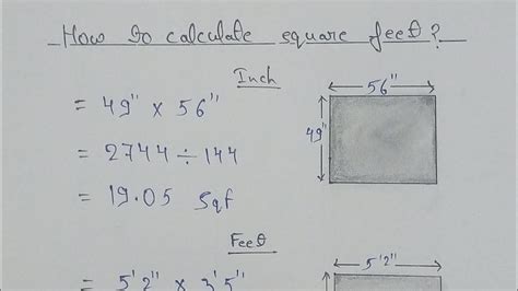 How To Calculate Square Footage Dainesalmah