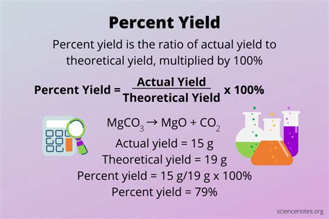 How To Calculate The Percentage Yield