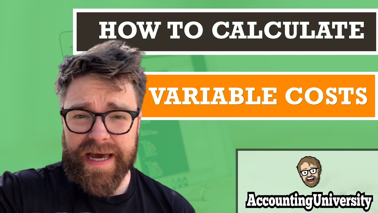 How To Calculate Variable Cost Ratio Easy Way Youtube