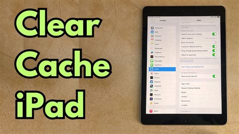 How To Clear Cache On Ipad Safari Step By Step Youtube