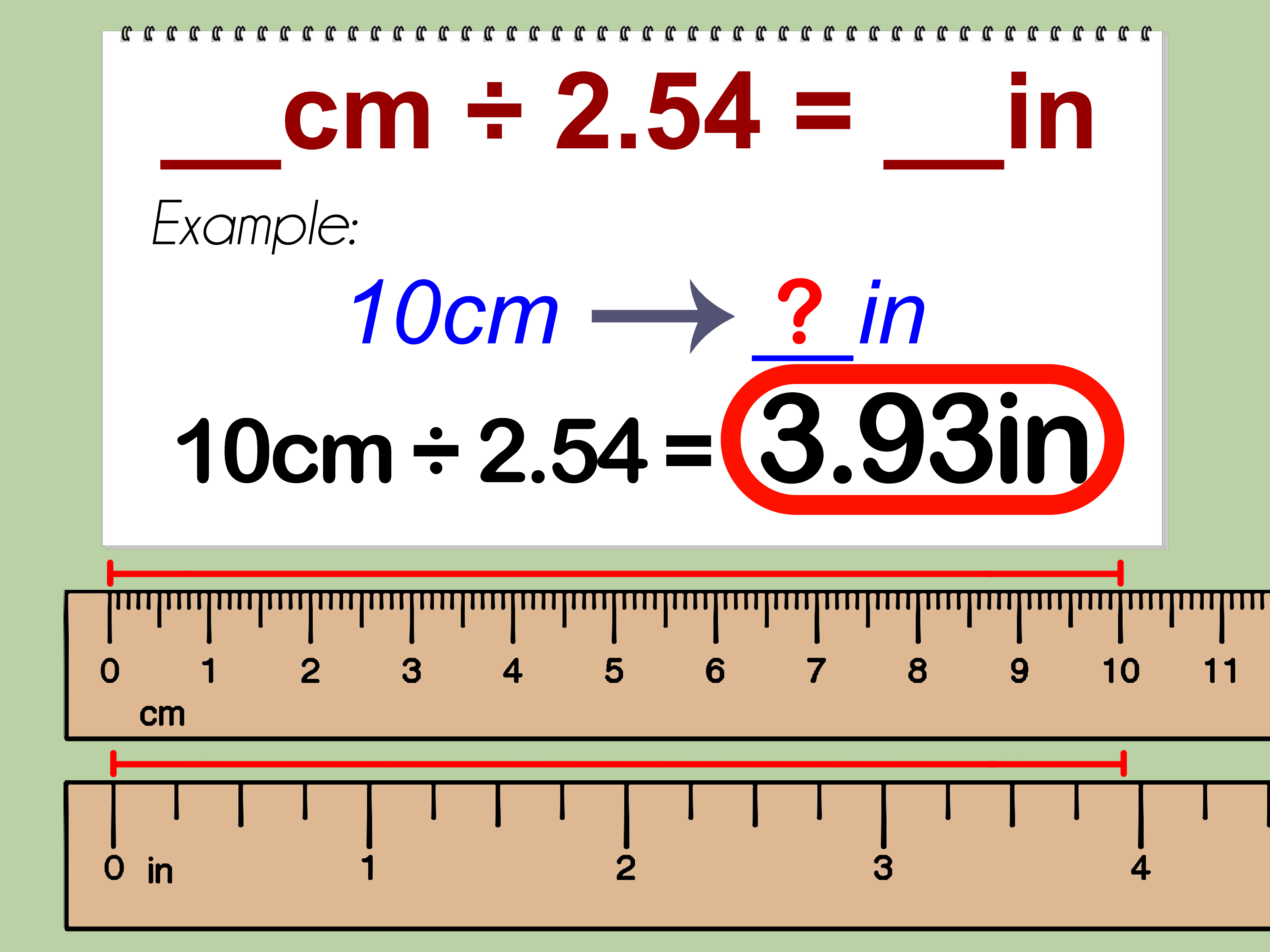 How To Convert Change Centimeters Cm To Inches Explained Formula