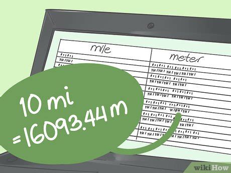 How To Convert Miles To Meters 5 Steps With Pictures Wikihow