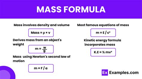 Find Mass Easily