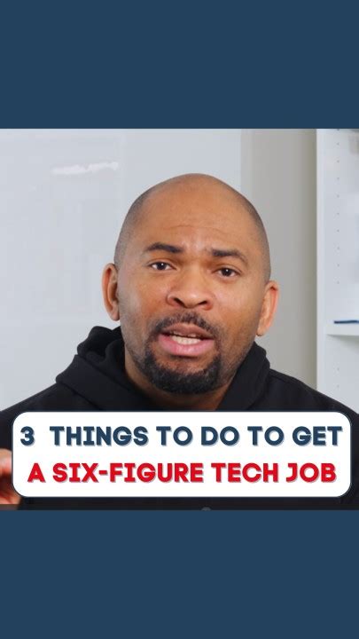 How To Get A Six Figure Tech Job The Career Accelerators Tca Posted