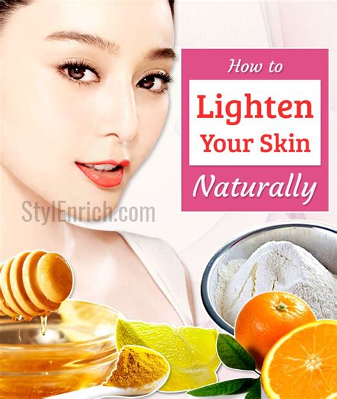How To Lighten Skin Naturally