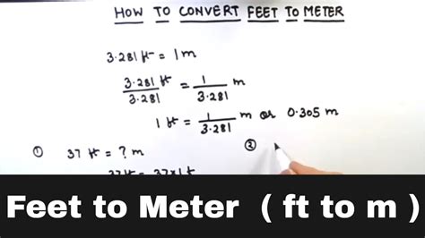 How To Measure Meters In Feet Conversion Meter To Feet Vlr Eng Br