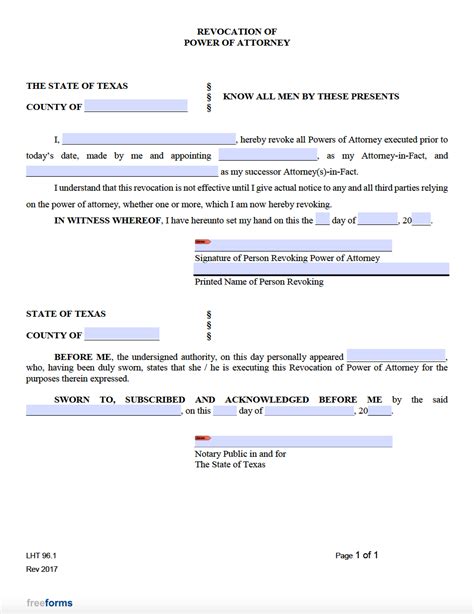 How To Revoke A Power Of Attorney