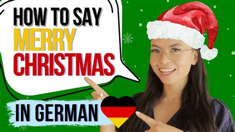 How To Say Merry Christmas In German Practical German Lesson Youtube