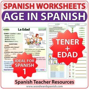 How To Say Your Age In Spanish Woodward Spanish