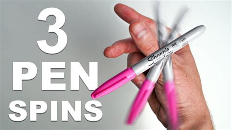 How To Spin A Pen Around Your Fingers Like A Boss Youtube