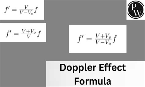 How To Use The Doppler Effect Equation