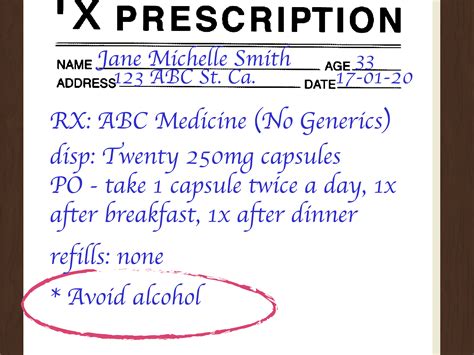 How To Write A Prescription With Examples Everything Med School