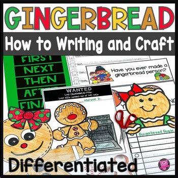 How To Write A Sentence Gingerbread Craft Sentence Building