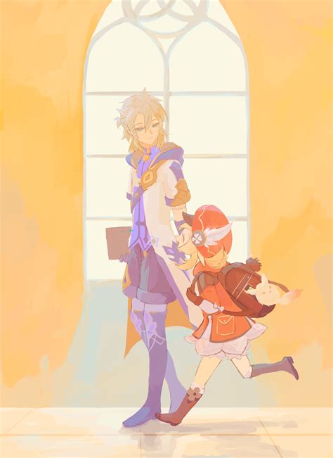 I Drew The Chief Alchemist And Spark Knight R Genshin Impact