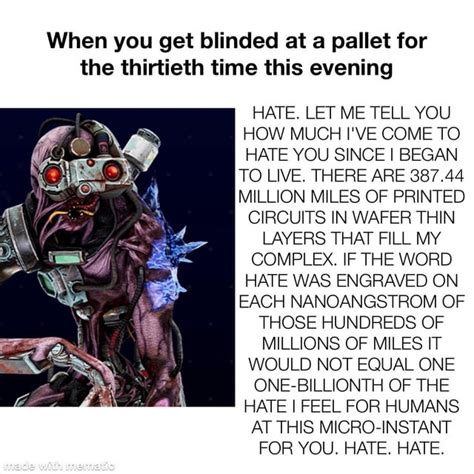 I Have No Voice Chat And I Must Scream R Deadbydaylight