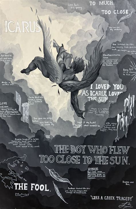 Icarus The Boy Who Flew Too Close To Sun Greek Mythology Series